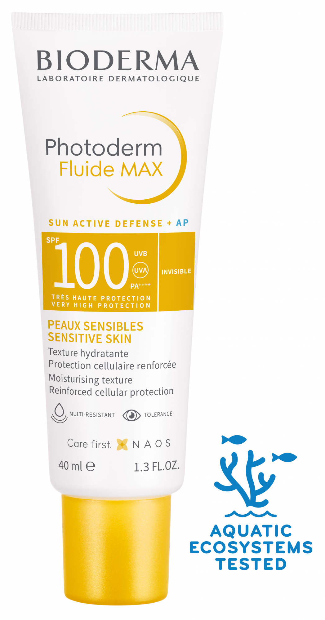 Para un día de viaje levantar Paja Photoderm Fluide MAX SPF 100 INVISIBLE| Cuidado solar para una alta  exposición a los rayos UV y la contaminación