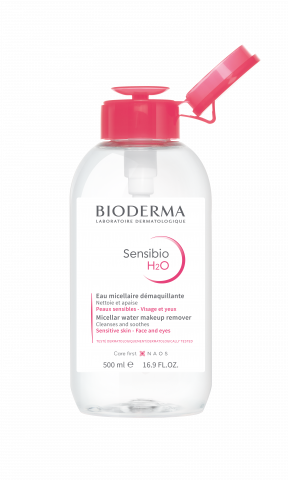 BIODERMA product photo, Sensibio H2O 500ml, Micellar water for redness skin