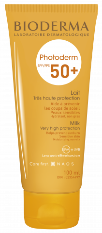 BIODERMA product photo, Photoderm MAX Lait SPF 50+ 100ml, sun milk for sensitive skin