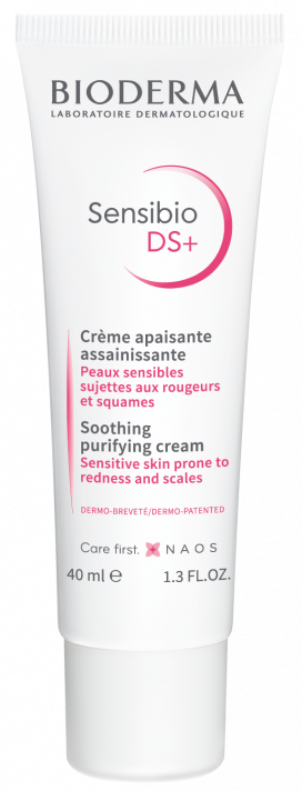 BIODERMA product photo, Sensibio DS+ Creme 40ml, soothing care for sensitive skin